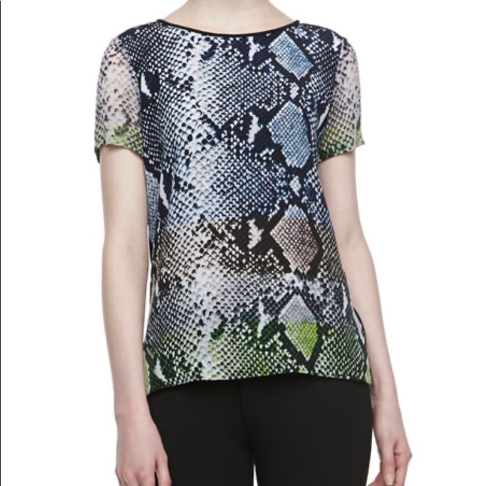 Diane von Furstenberg dvf Ora silk top blouse 2